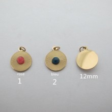 10 pcs pendentif acier inoxydable