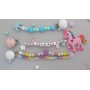perle en silicone licorne 100x80mm