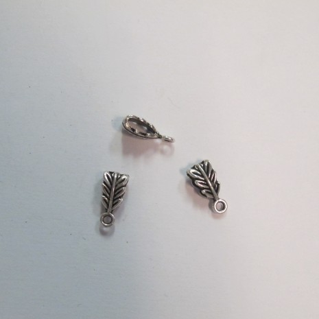 100 Attaches pendentifs 7x14mm pour cordon 6x2mm