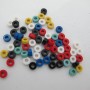 83 gm perles en plastique 3x6mm