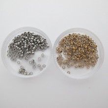 Stainless steel crush bead 2.50mm