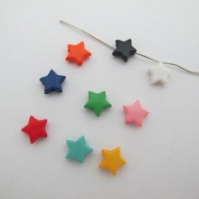 500g Plastic beads star 9mm