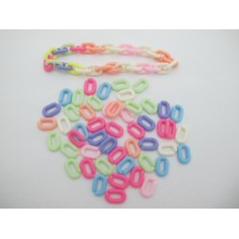 83g Plastic Beads 15x10mm