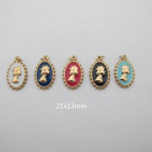 5 pcs pendentif acier inoxydable