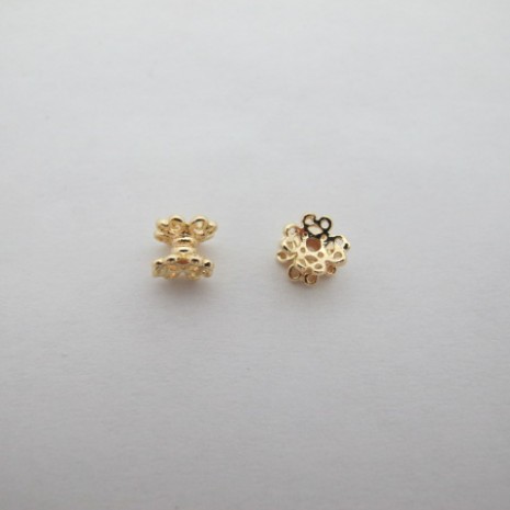 10 pcs Perles Intercalaires 5x6mm