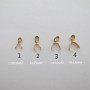 20 PCS BELIERES EN ACIER INOX