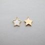 10 pcs star pendant 14x17mm