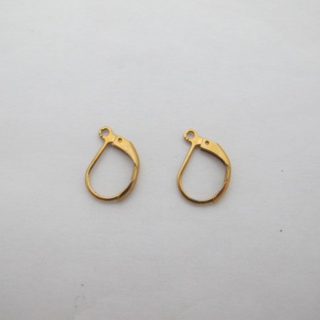 30 pcs Earrings 15x11mm stainless steel