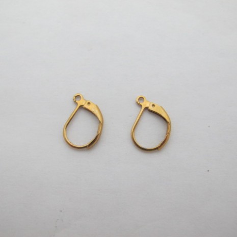 30 pcs Earrings 15x11mm stainless steel