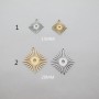 Pendant stainless steel 10 pcs