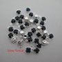 200 PCS PETIT PENDENTIF 8X5MM EN PLASTIQUE