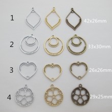 20 pcs Pendentif pour fil tressé