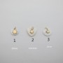 10 pcs pendentif acier inoxydable