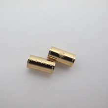 perles 6x12mm en acier inoxydable