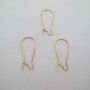 20 pcs Boucles d'oreilles 24x11mm en acier inoxydable