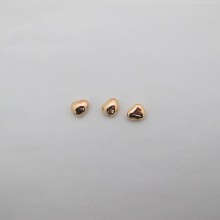 Perles dorées 9x10mm