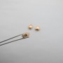 Perles dorées 9x10mm