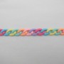 Chaine colorée plastique clip 11x17mm