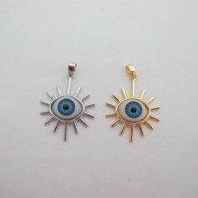 2 pcs eye pendant 28x34+7mm