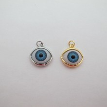 2 pcs eye pendant 17x18+5mm