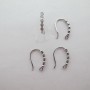 10 Crochets d'oreilles 14x10mm