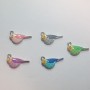 30 Breloques Métal Oiseaux 21x13mm