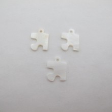 20 pcs Sequins puzzle Nacre 14x18 mm