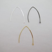 50 pieces Wire earrings 43 mm