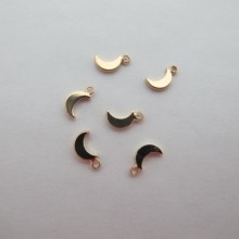 Pendant stainless steel 10 pcs 8x4mm