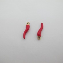 10 petit piments 18x4mm en acier inoxydable