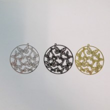 20 Butterfly laser cut stamps 35mm