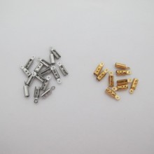 Stainless steel lace clip 2mm 10x3mm