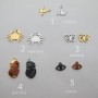 10 pcs Stainless Steel Pendant