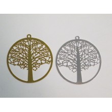 20 Estampe Arbre de vie laser cut 40mm