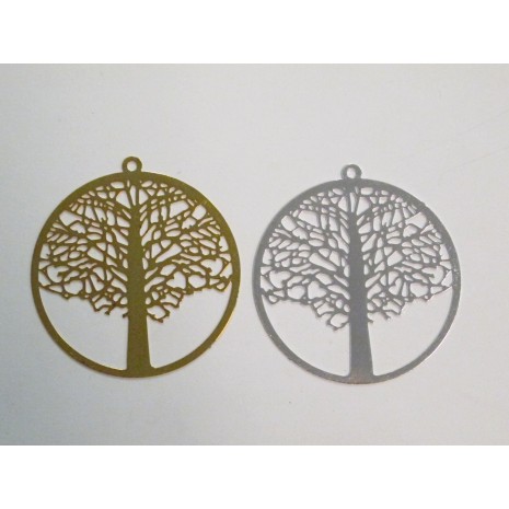 20 Estampe Arbre de vie laser cut 40mm