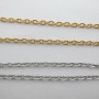 10 mts Chaîne forçat gravé 3x4x1mm en acier inoxydable