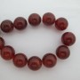 carnelian round 16mm - 40cm wire