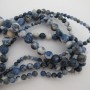 blue-vein stone round - 40cm thread