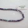 tube 4x13mm Semi-Precious Stones-Wire 40cm