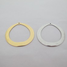 Stainless Steel Pendant 46x41mm - 10 pcs