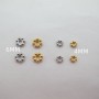 20 perles Intercalaire 4mm/6mm en acier inox