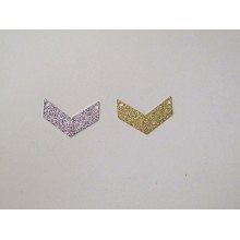 40 Sequin v glitter 20x13mm