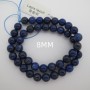 lapis lazuli ab ronde- Fil de 40 Centimetres