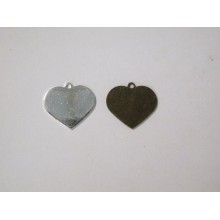 30 Sequins heart 20x18mm