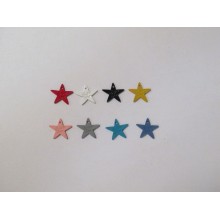 30 Tinted Star Pendant 15mm