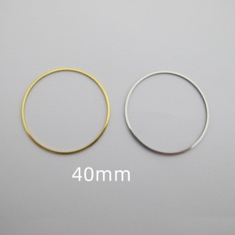 Intercalaire cercle en acier inox 40mm