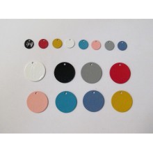 30 Tinted Round Sequins 10mm/20mm