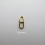 10 pcs Pendentif pierre acier inoxydable