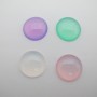 30 Cabochons Ronde Plat 20mm En Plastique