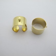 bague anneau en acier inox - 1pcs